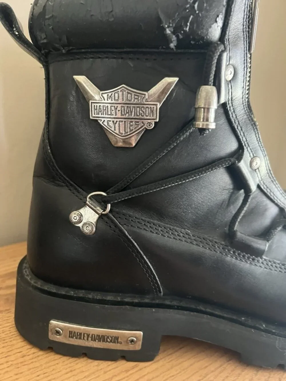 Harley-Davidson® Men's 13 Brake Light Black 6.25-Inch Motorcycle Boots D91680